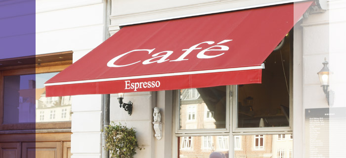 Outdoor Cafe Awning